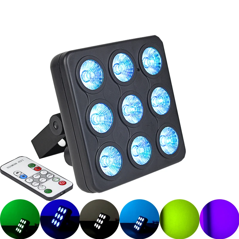 

Мини-оборудование для диджея для домашвечерние, 9 цветов, освещение для дискотеки, Рождественское украшение, пульт дистанционного управлен...