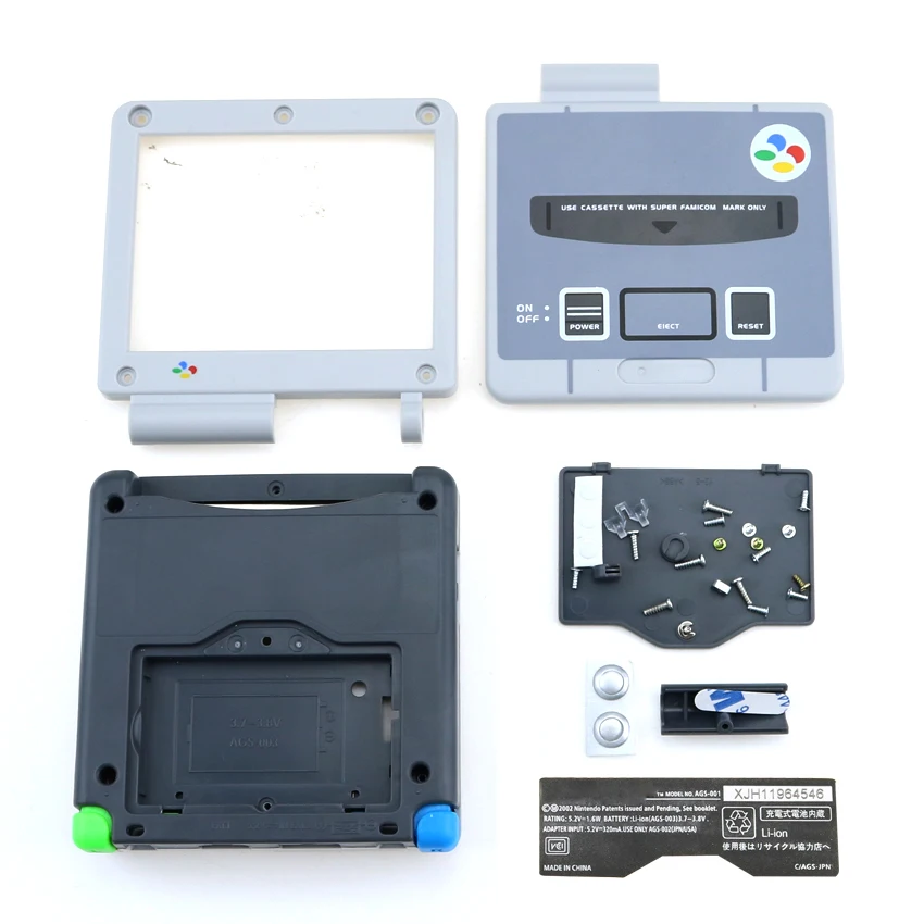 Полный комплект корпуса YuXi запасная часть для Nintendo Gameboy Advance SP GBA чехол крышка с