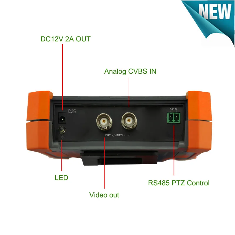 

New 4K H.265 IP Tester SDI Camera tester TVI CVI Camera tester 5MP AHD Camera test with Digital Multimeter cctv tester
