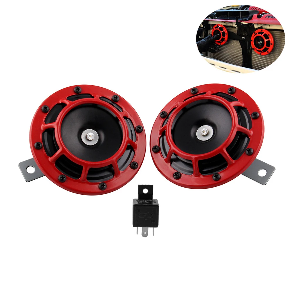 Универсальный автомобильный гудок для мотоцикла двойной тон Электрический