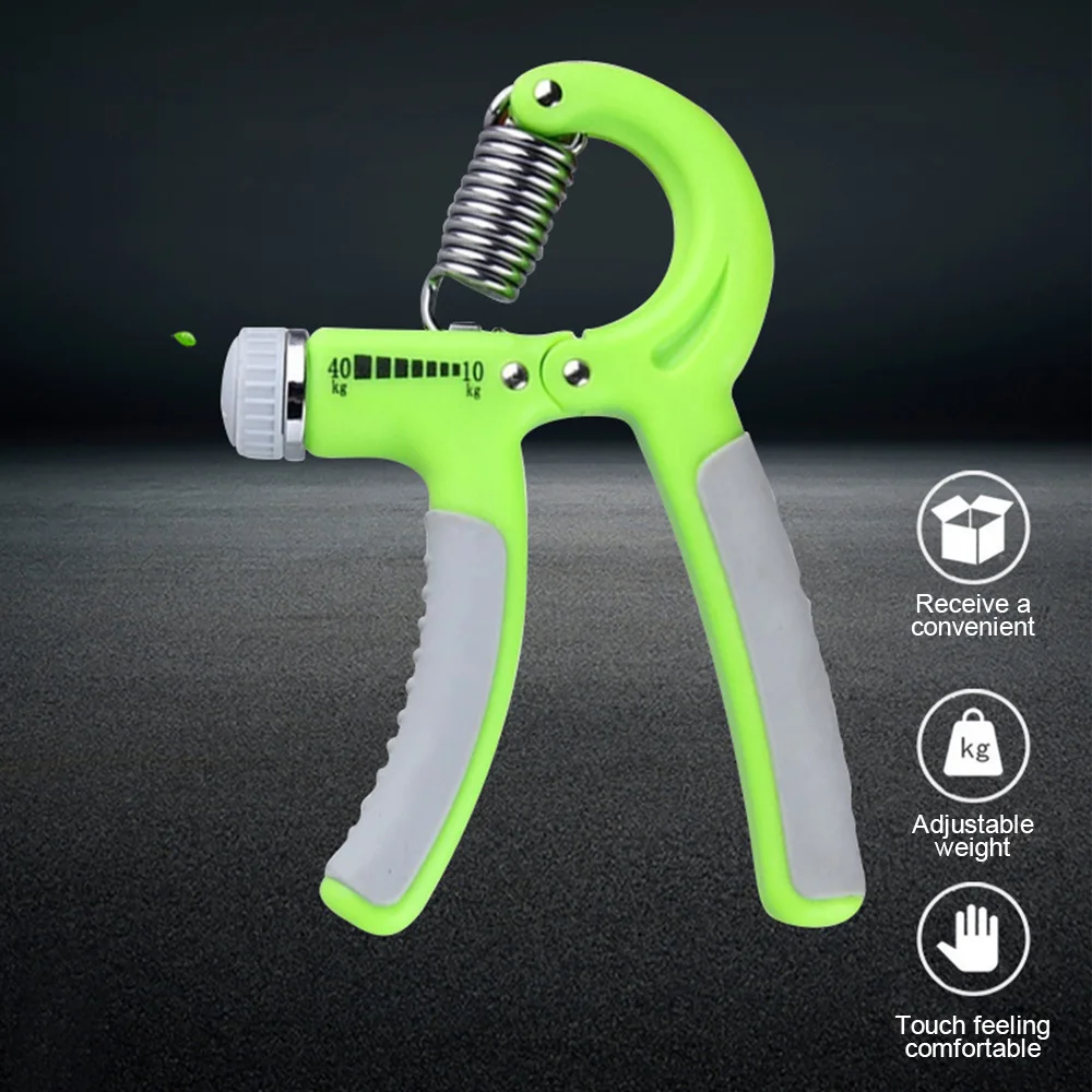 

Grip Strength Trainer Hand Grip Strengthener R-Type Adjustable Spring Grip Finger Holding Training Tool Exercise Equipment