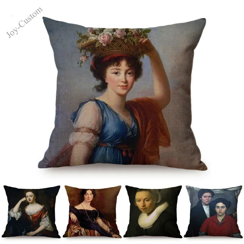 Европейский стиль винтажный благородный женский домашний декоративный бросок