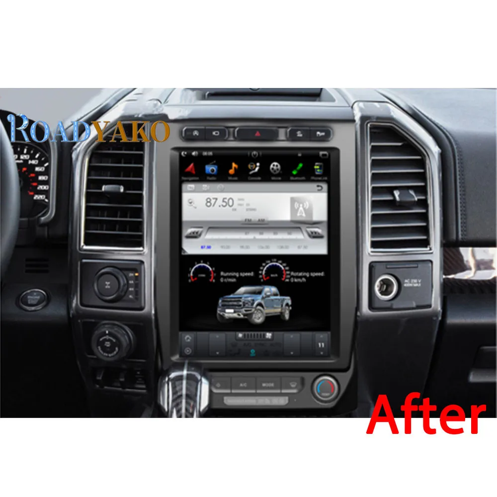 

12.1inch Android 9.0 PX6 Car Radio GPS Navigation Player For Ford Raptor F150 2015 - Stereo Auto Car Multimedia system Autoradio