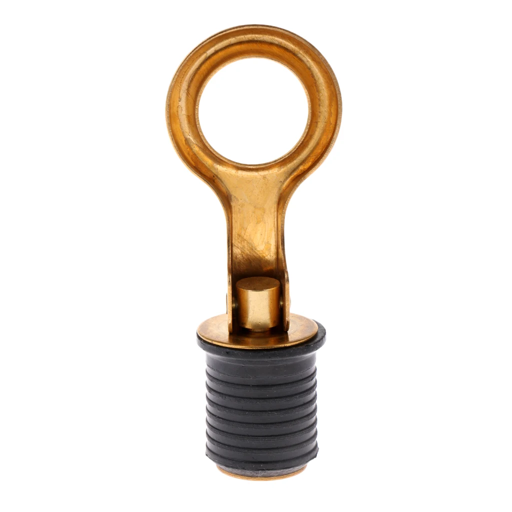 

Brass 1 Inch Boating Snap Handle Locking Drain Plug Boat 1.18 in 30mm Rubber