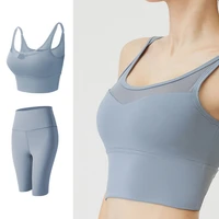 women seamless gym sets high waist gym mesh leggings shirts suit long sleeve fitness workout sports running thin sport sets