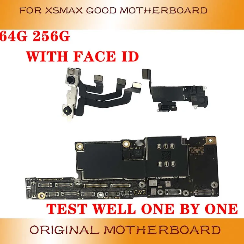 Placa base desbloqueada para iPhone X, XS, XR, XSMAX, buen funcionamiento, Sistema IOS, placa l&oacute;gica Original gratis, placa base de iCloud, buena prueba-2