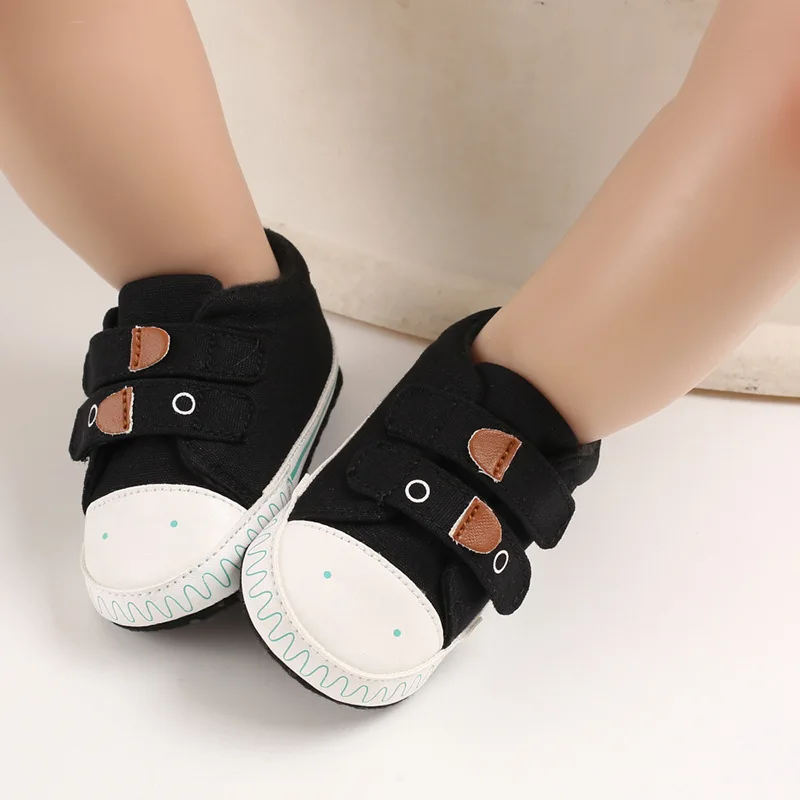 

Baby Shoes Boy Girl Cartoon Sneaker Cotton Soft Anti-Slip Sole Newborn Infant First Walkers Toddler Casual Canvas Crib Shoes