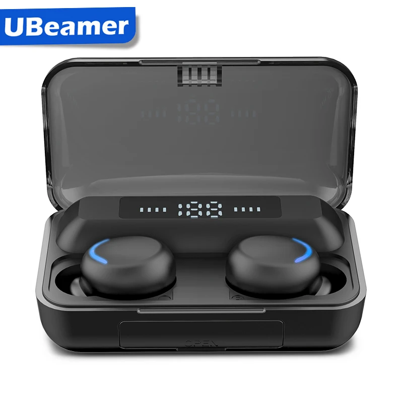 Беспроводные наушники Ubeamer S10 Bluetooth 5 0 с зарядным чехлом водонепроницаемые