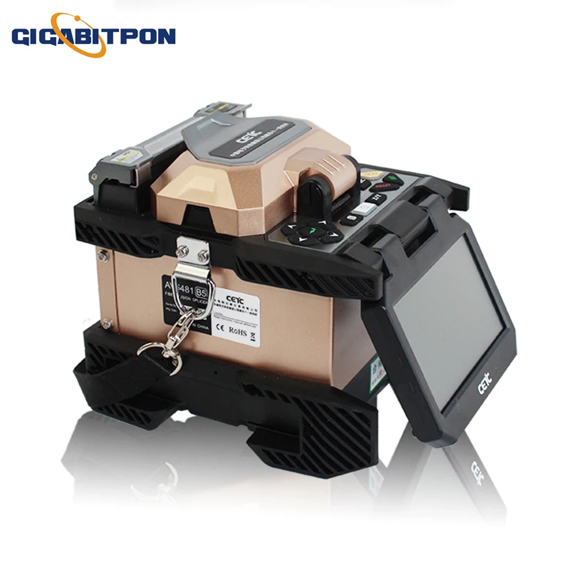 

Free shipping AV6481 Fiber Fast Splicing FTTH Fiber Fusion Splicer 4 Motor English Menu