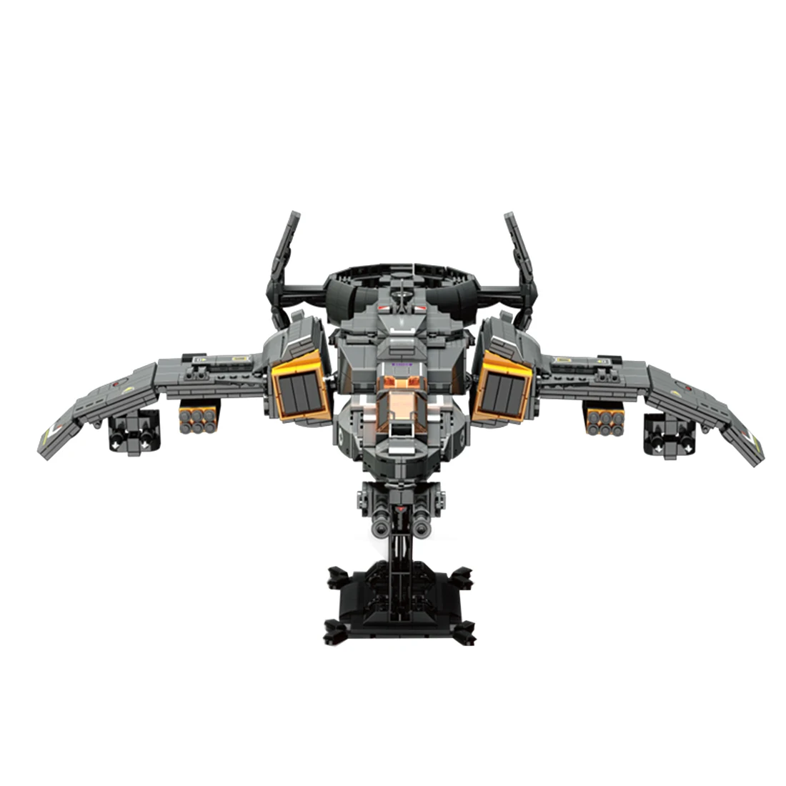 

Sci-fi Series Battle Attack Aircraft/Helicopter / Bricks Model Kit with Display Stand