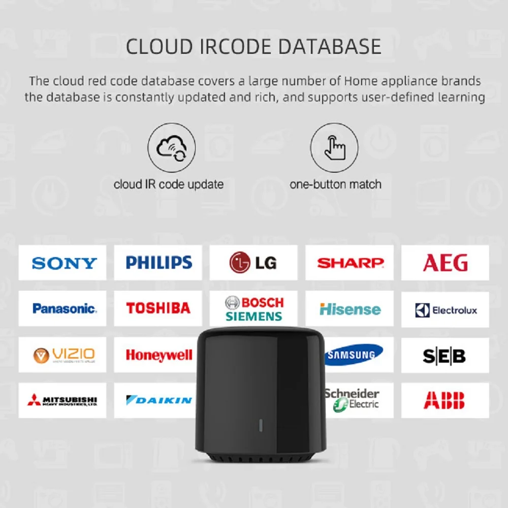 Broadlink Bestcon RM4 RM4C экшн камера с Wi Fi подключением ИК голосовой пульт дистанционного