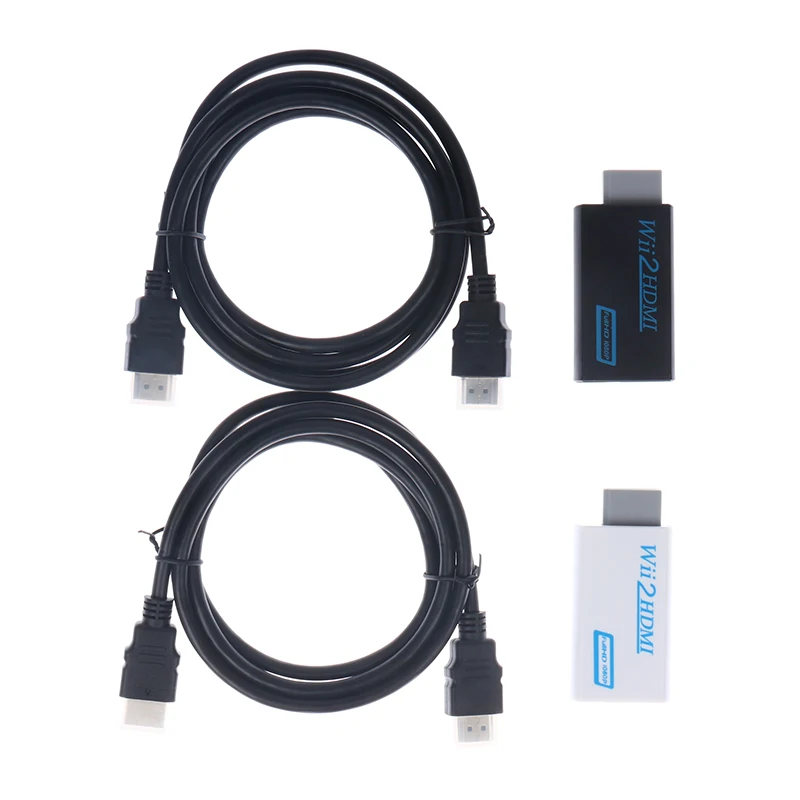 

Адаптер преобразователя Full HD 1080P Wii в HDMI-совместимый с кабелем Hdmi 1,5 м