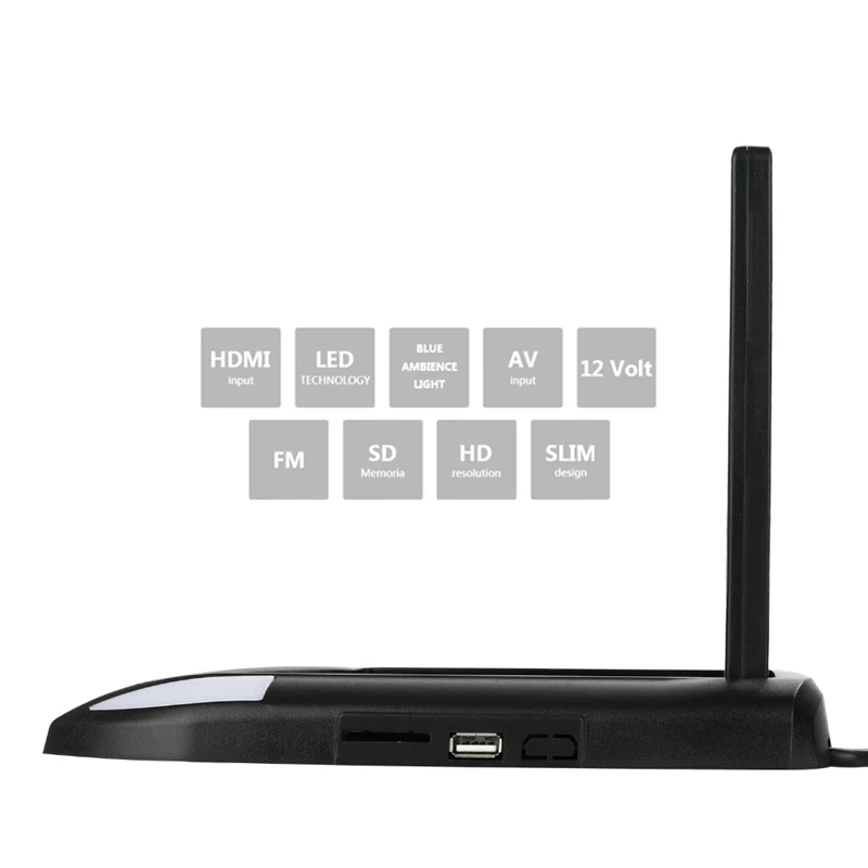 

Ultra Thin 10.1 Inch Car Monitor Roof Ceiling Mount Flip Down TFT LCD Monitor Player USB SD MP5 Speaker Game