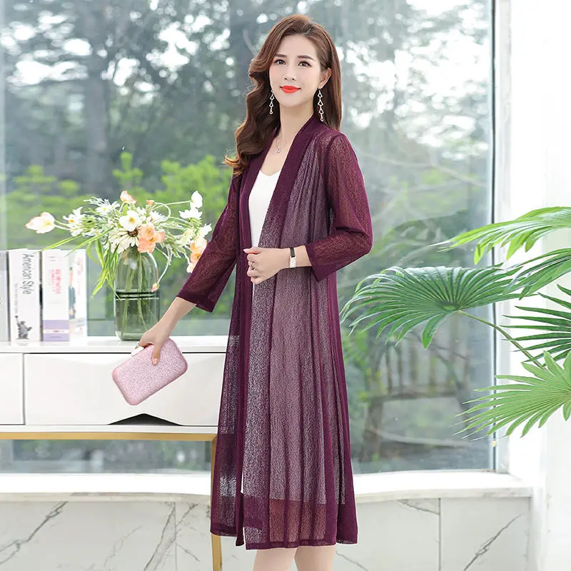 Блузка женская сетчатая тонкая с V-образным вырезом и длинным рукавом для защиты