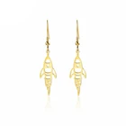 Женские серьги-подвески из нержавеющей стали