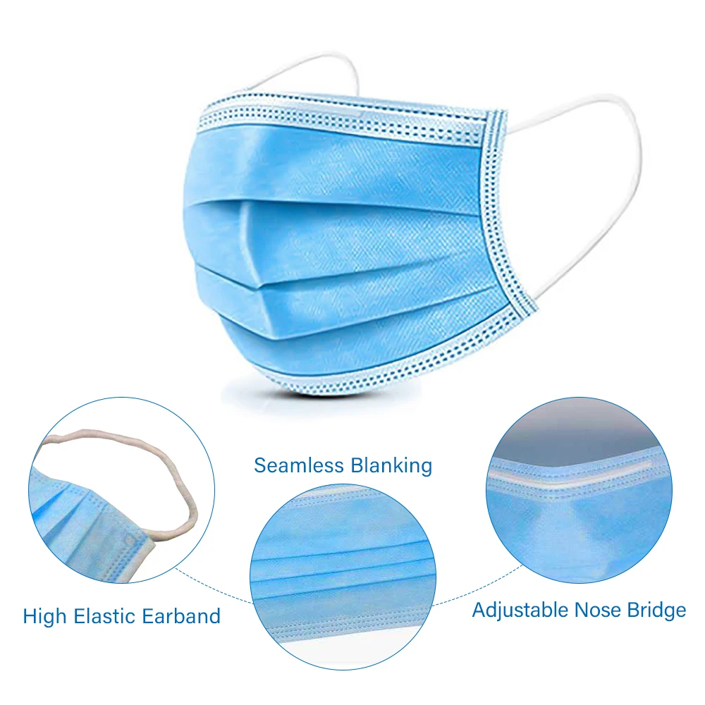 10/20 шт 3-слойная маска для лица устойчивые бактерии пылезащитные маски со ртом