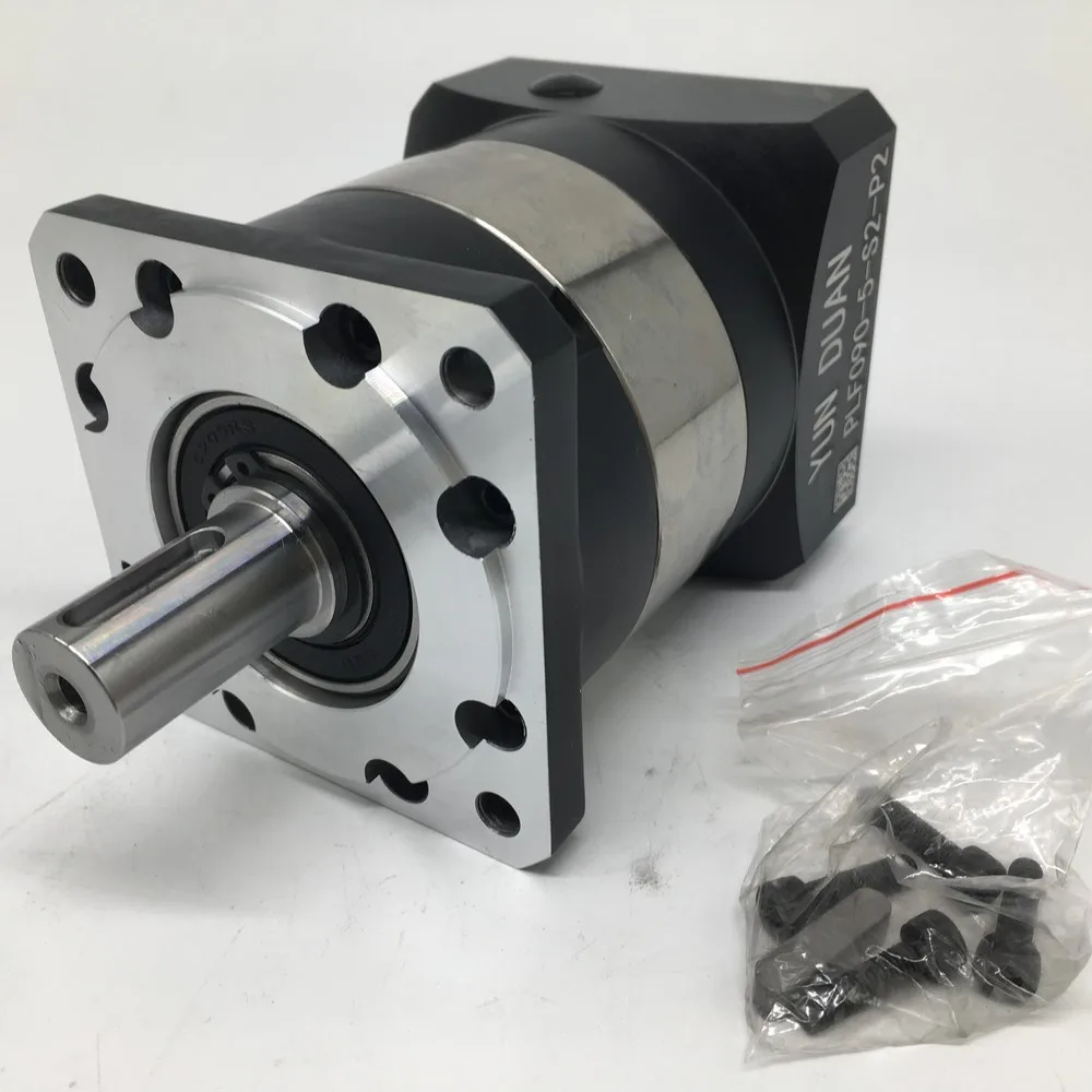 90mm Flange 50:1 Speed Ratio 50 Planetary Reducer 19MM Input Shaft Gearbox for 750W 1 KW Servo Stepper Motor CNC | Строительство и