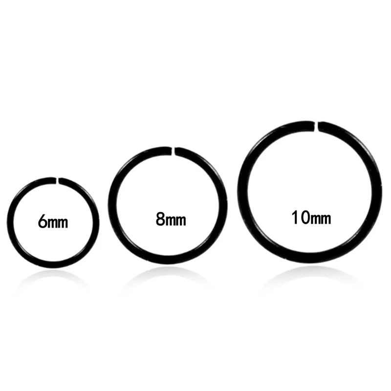 2 шт. Поддельные Нос кольцо обруч клип на ушные серьги губы гвоздики простая 316L