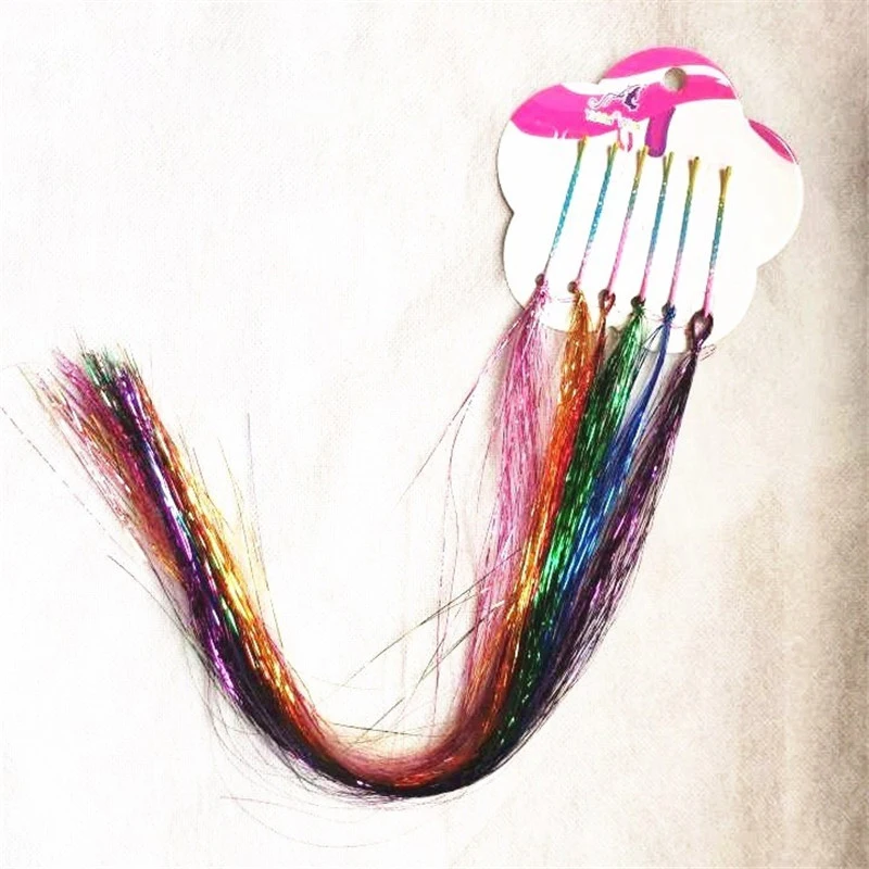 6 шт./Лот женские блестящие парики для хвоста|Аксессуары волос девочек| |