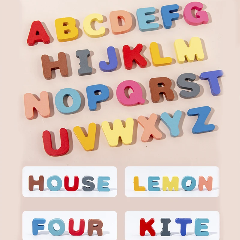 

3D Wooden blocks children's Montessori magnetic fishing board game number letter shape matching blocks baby educational toy gift