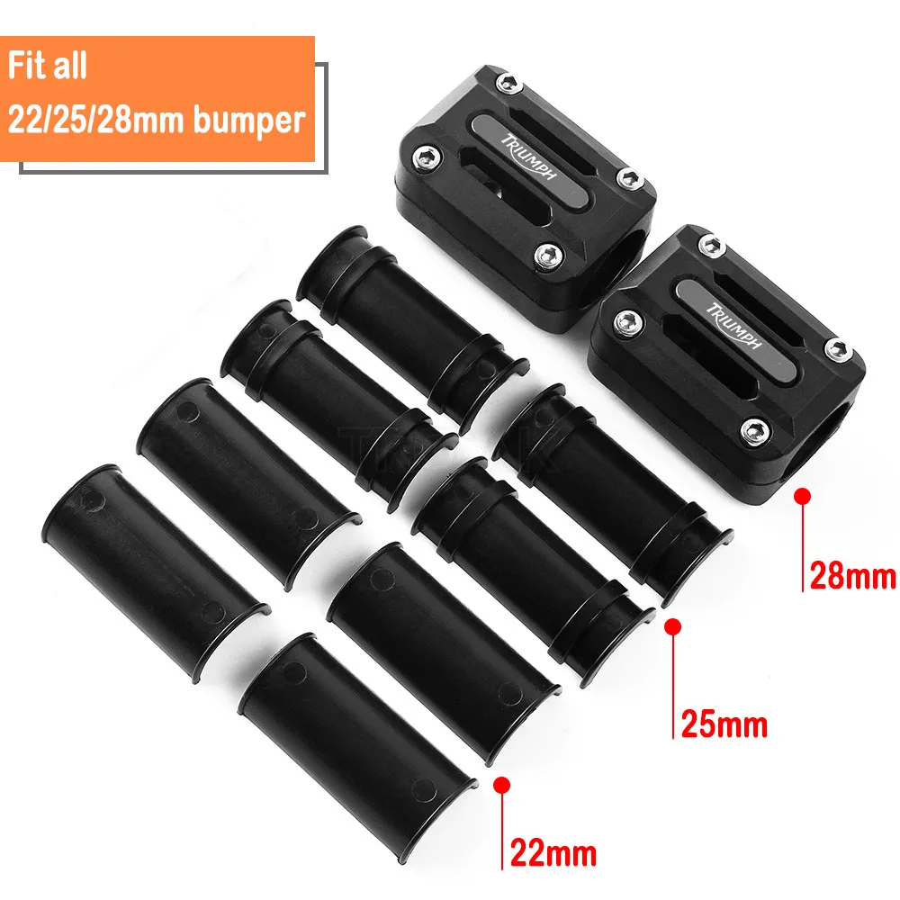

For Triumph Daytona 675 Street Triple/R Tiger Explorer 1200 Motorcycle Engine Crash Bar Protection Bumper Decorative Guard Block