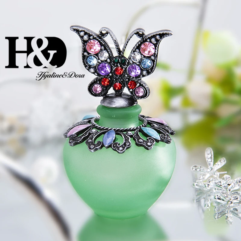H&D, 15 стилей, пустые многоразовые флаконы для духов, Ретро стиль, матовое стекло, тонкий ароматизированный ароматизатор, контейнер для эфирных масел, Декор, подарок для девушек