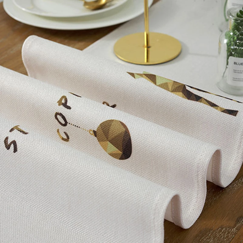 DEFU настольная дорожка модная простая Современная скатерть водонепроницаемая
