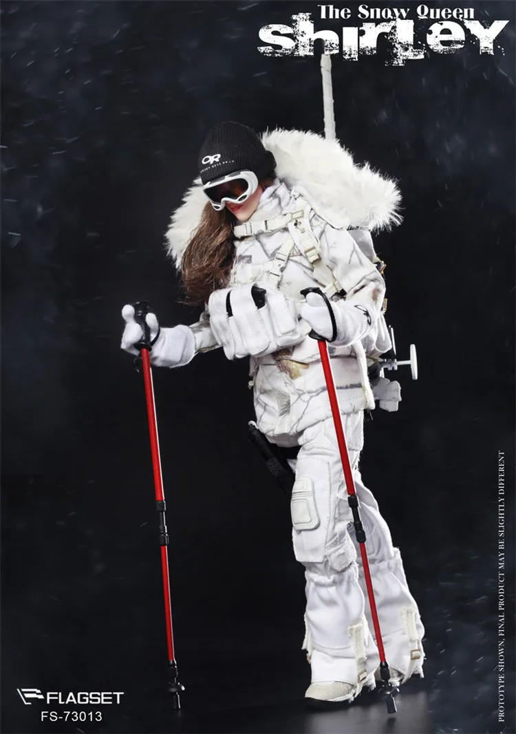 Флагсет, FS-73013, 1/6, Снежная королева, Ширли, Женская снайперская фигурка, Женский солдат, военная фигурка, модель, коллекция кукол