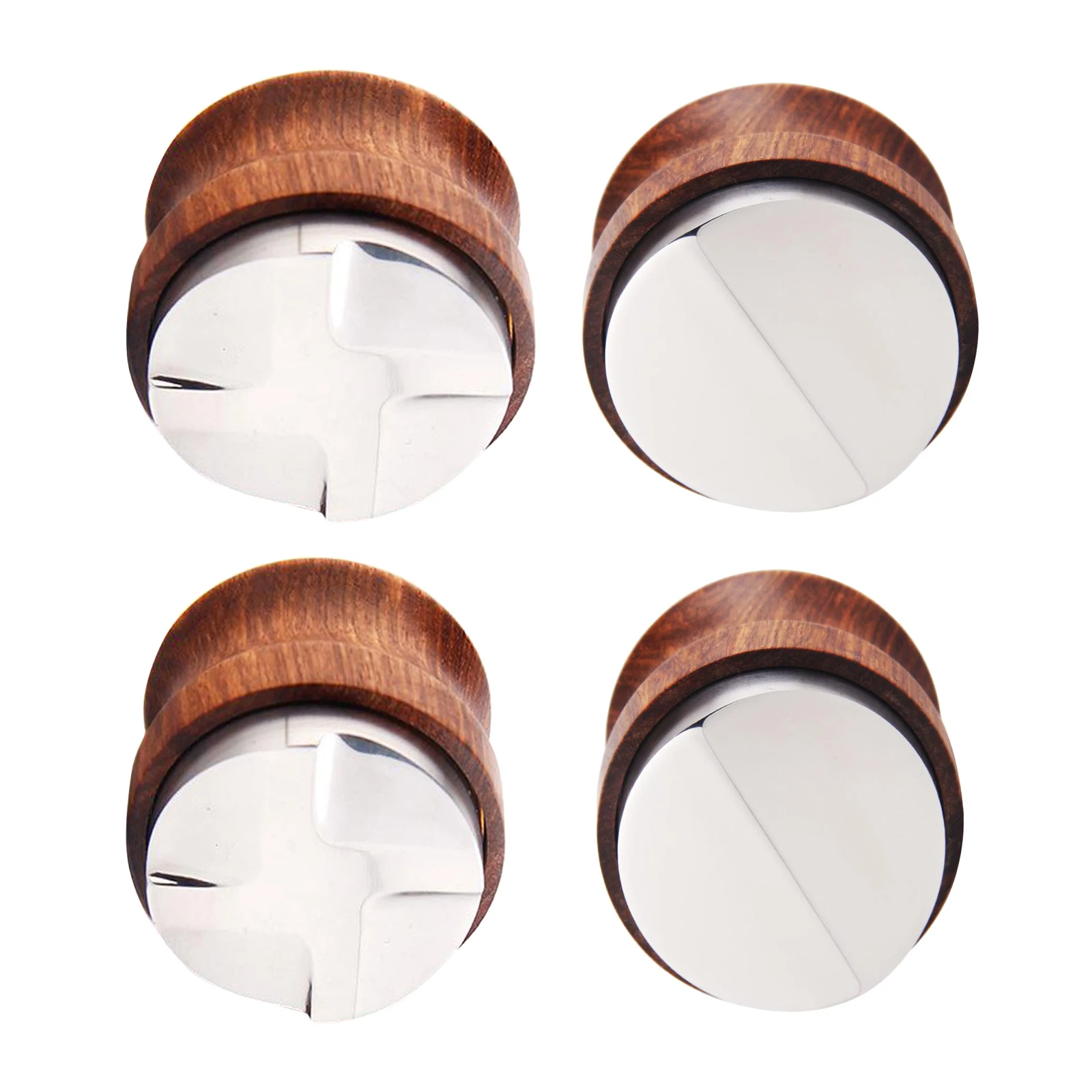 

Coffee Distributor Tamper, Coffee Leveler Fits for 51mm 53mm, Wood Handle