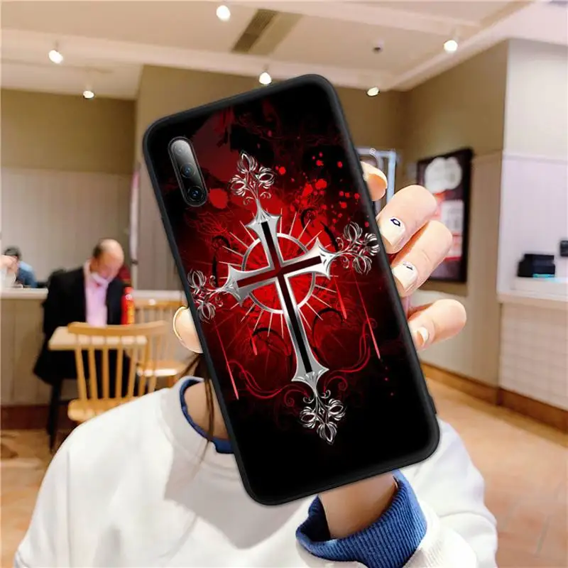 

Jesus Christ Cross Coque Shell Phone Case for redmi 4X 5plus 6 6A7 7A 8 8A 9 note 4 8T 8pro 9 pro Case