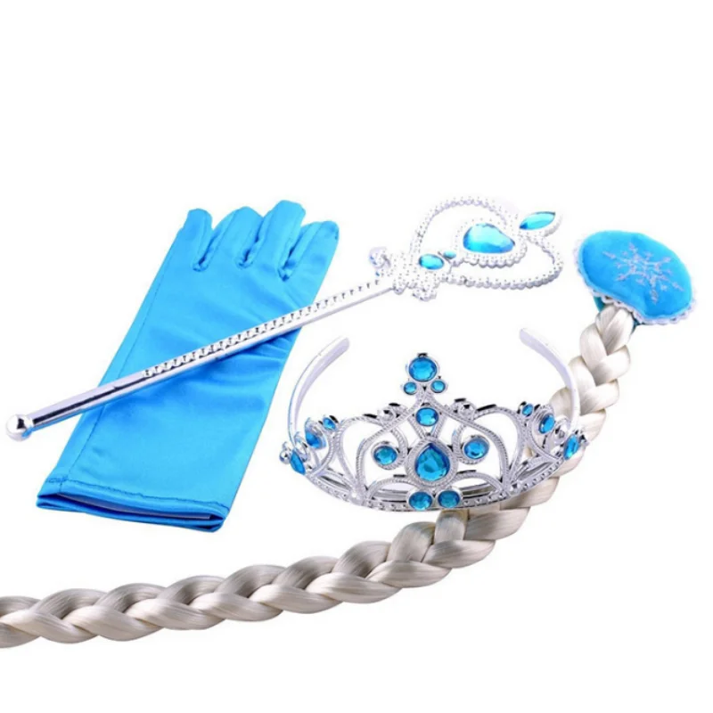 Корона принцессы ободок Эльза Анна волшебная палочка перчатка аксессуар для