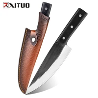 xituo chef knife handmade forged kitchen knives professional butcher knife sharp cleaver knives meat slicing knife drop shipping