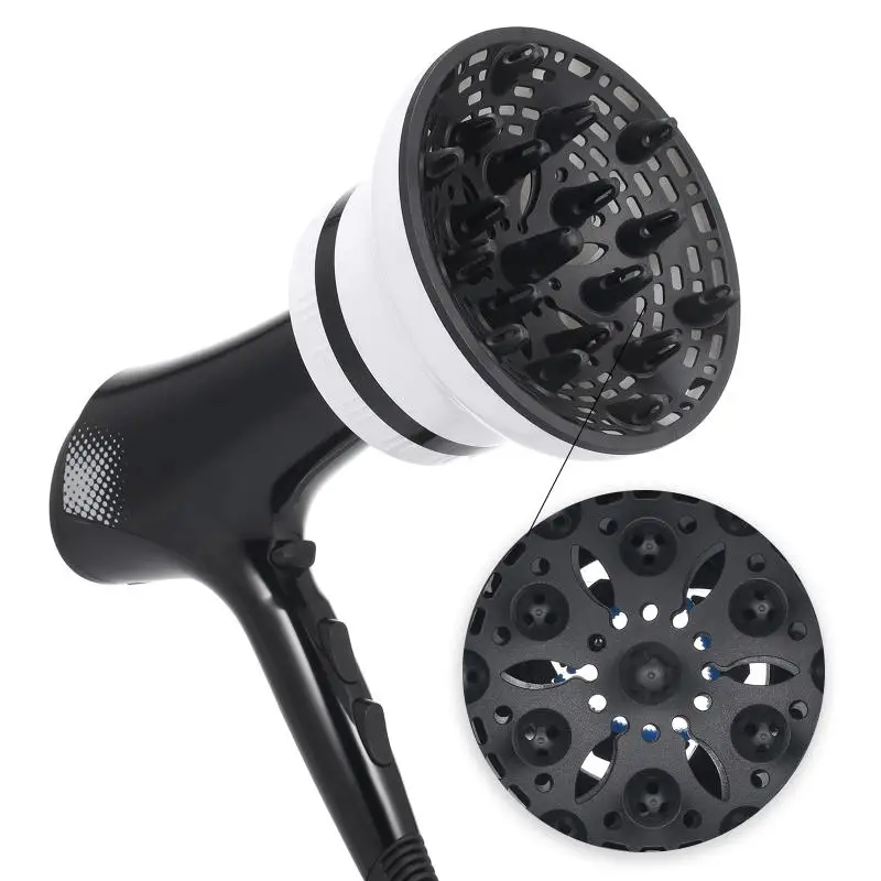 

Curling Dryer Diffuser for Natural Wavy Hair Styling Accessories Supports Hair Dryers Stereotype Adjustable Hair Head Diffuser