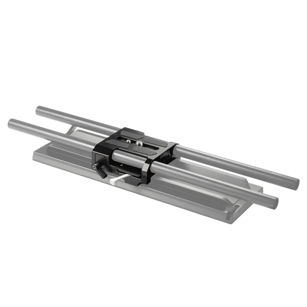 SmallRig Arri standard Explorer Bridgeplate с 15 мм стержневым зажимом LWS Rod system для Arri standard Dovetail-1642
