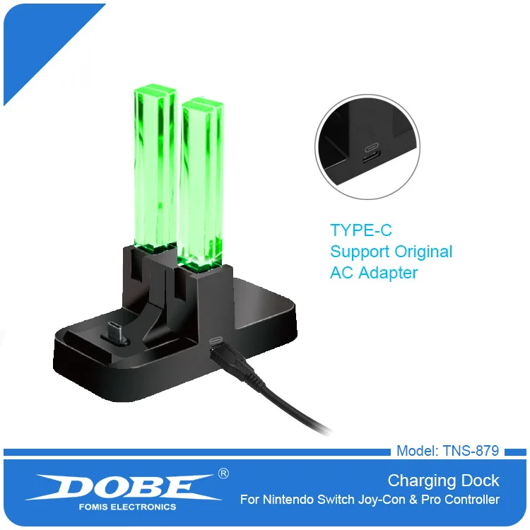 2018 NEW 4 in 1 Charging Dock Station Stand for Nintend Switch NS N-Switch Video Game Console Charger USB Type | Электроника