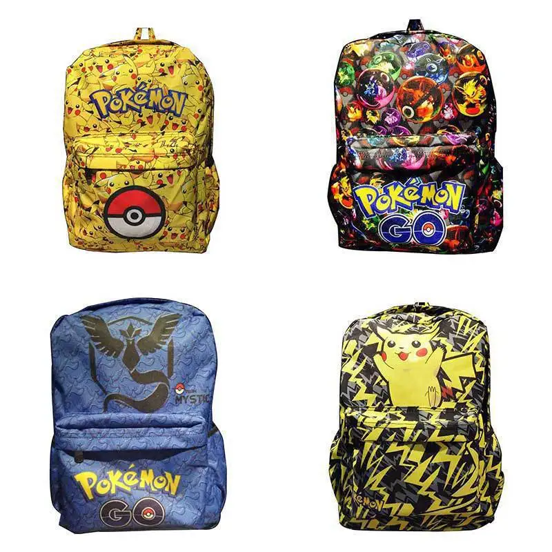 

2021 Anime Pokemon School Bags Backpacks Pikachu Kids Bags Big Capacity Travel Bag Teenagers SchoolBag Girls Boys Rucksacks