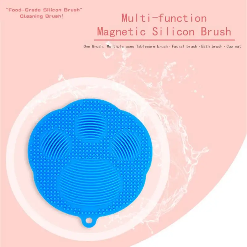

1PC Silicone Gel Brush For Magnetic Suction Dishwashing Silicone Dish Kitchen Silicone Scrubber Washing Gadgets Tool Brush