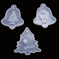 1pcs christmas snowflake casting mold diy pendant mold jewelry mold ornament decor jewelry tool