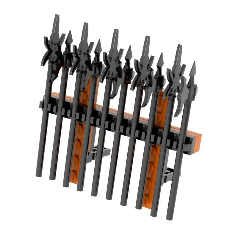 Строительные блоки MOC Originate фигурки солдат армия средневековые аксессуары ножи и