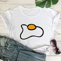lovely fried eggs printed t shirt women 90s graphic t shirt harajuku tops tee cute short sleeve tshirt female tshirts