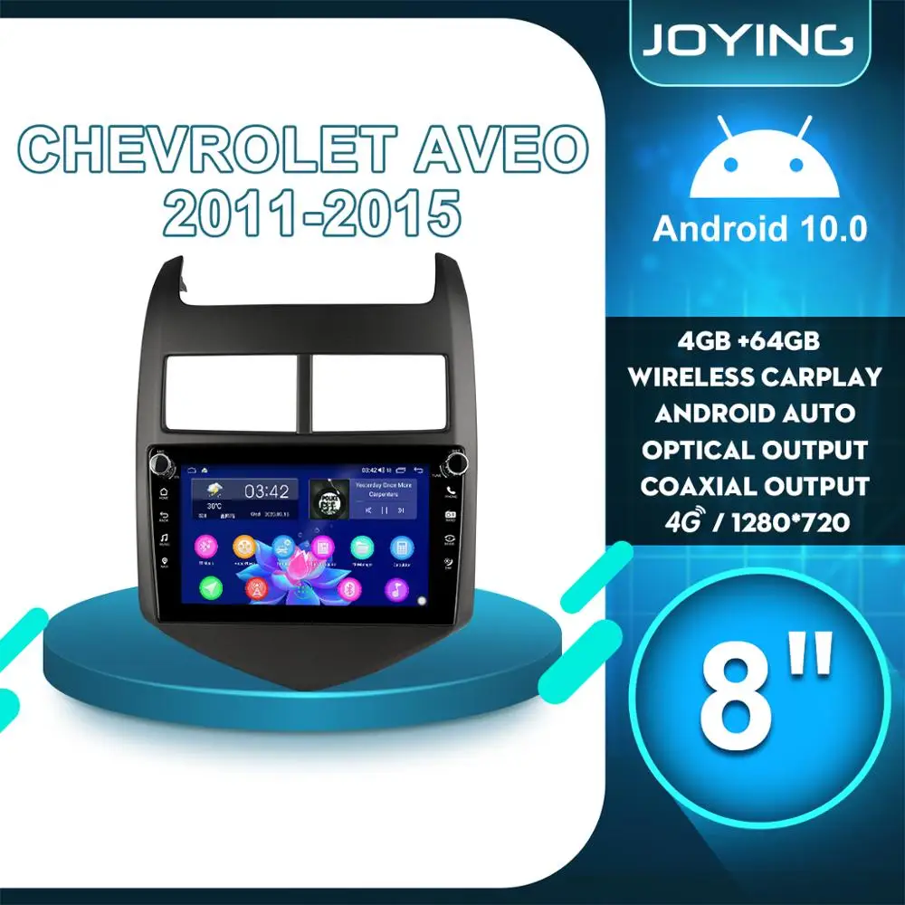 

Автомобильный радиоприемник JOYING, мультимедийная система на Android, с видеорегистратором, 8 "экраном, GPS, для Chevy, Chevrolet AVEO, 2011, 2015, типоразмер 2 Din