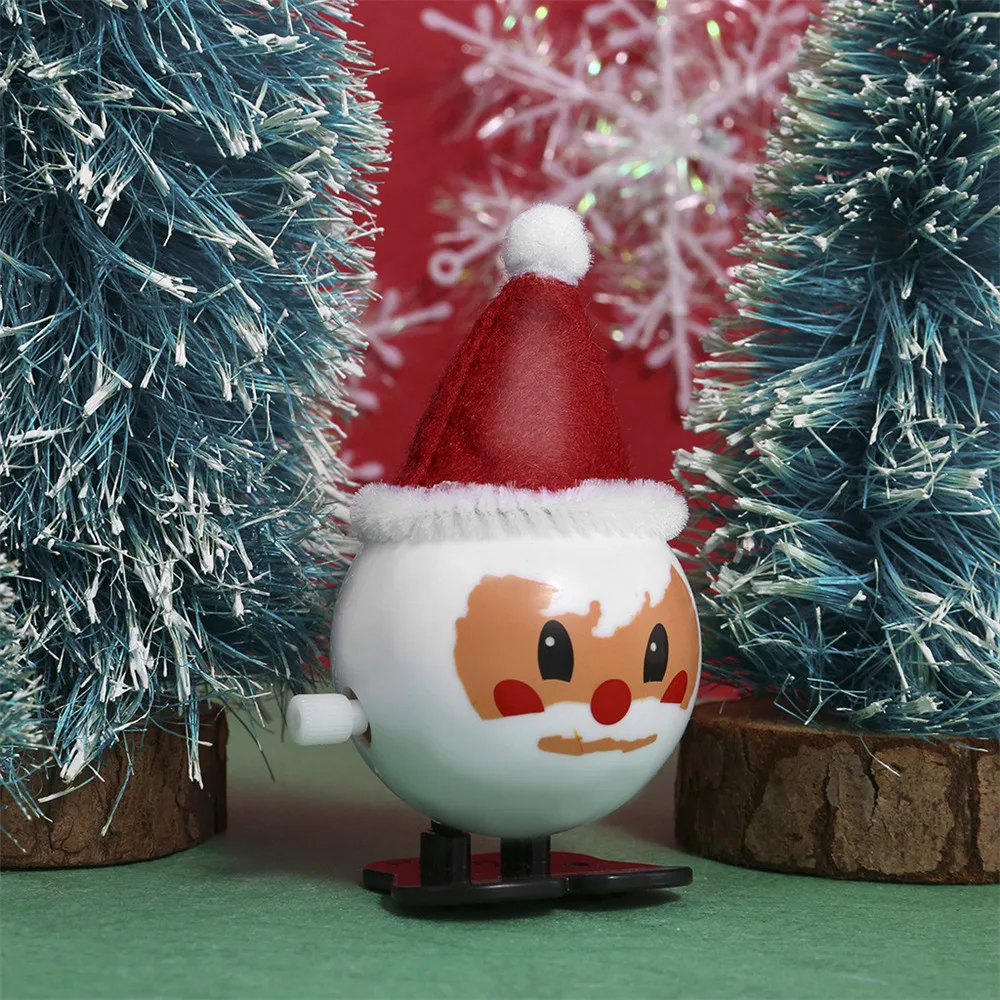 Рождественские Классические заводные игрушки Санта-Клаус игрушка с отскоком