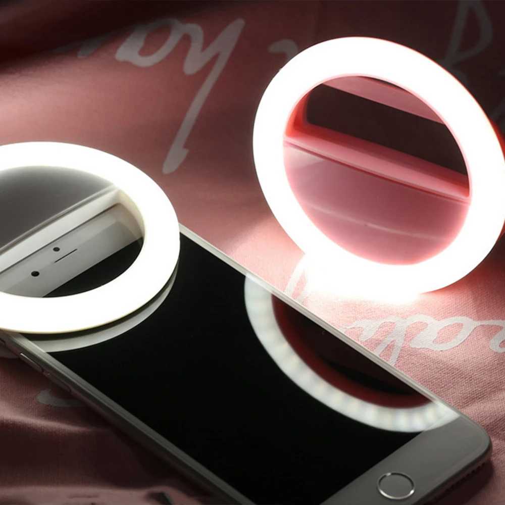 Светодиодсветильник кольцо для селфи с зарядкой от USB | Лампы и освещение