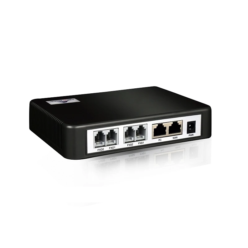 Бренд Newrock HX402G 2 FXS шлюз SIP voip телефонии аналоговый VoIP адаптер эластичный