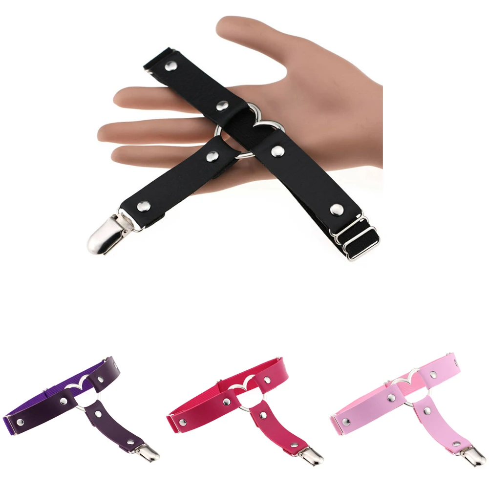 6 цветов сексуальные женские эластичные подвязки с ремнем подтяжки для ног в