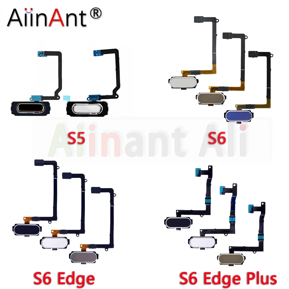 

Original Back Home Button ID Key Fingerprint Sensor Flex Cable For Samsung Galaxy S5 S6 Edge Plus + Mini G920F G925F G928F G900F