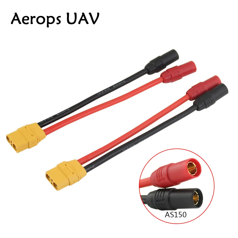 Aerops Amass XT90 женский AS150 гнездовой разъем 15 см 10AWG силиконовая линия кабель провод