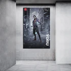 Популярная игра Valorant Искусство Настенная живопись Yoru масло картина стене плакат холст печать диван фон украшение современное искусство