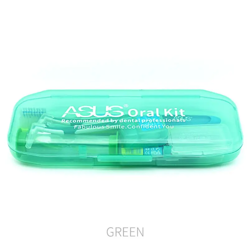 

10Pcs/Set Professional Orthodontic Toothbrush Interdental Brush Floss Brace Protection Wax Mirror Oral Care Tools Kit J78D