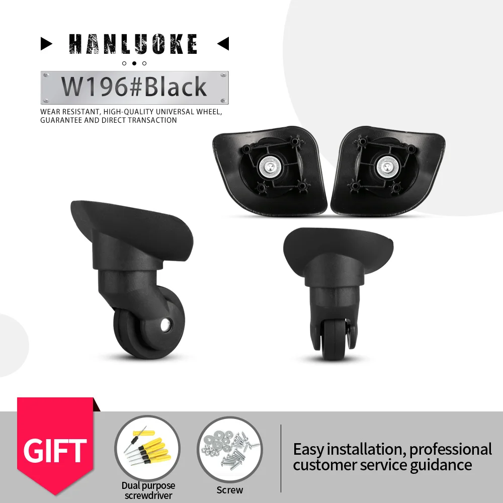 

Универсальные колесные аксессуары HANLUOKE Pola для багажа, колесный авиационный ящик для инструментов, шкив, колесо для замены, ремонта, 20 дюймов, 28 дюймов